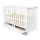  Letto in legno Aruś Megan 60 x 120 cm bianco