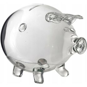  Grande salvadanaio in vetro, regalo in vetro spesso