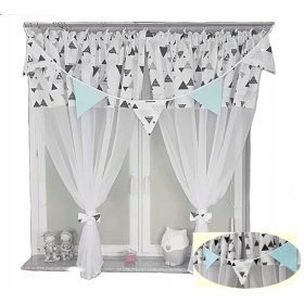  Tenda classica in voile 150 cm x 160