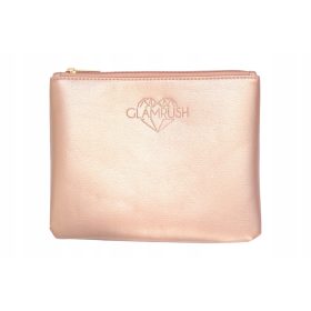  BORSA PER COSMETICI GLAMRUSH ORO ROSA IN ECOPELLE