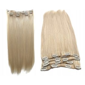    Parrucchino, capelli lunghi sintetici, biondo chiaro, Women's Hair Island