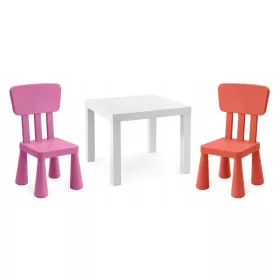  Tavolo IKEA LACK +2 sedie MAMMUT mamut GRATIS