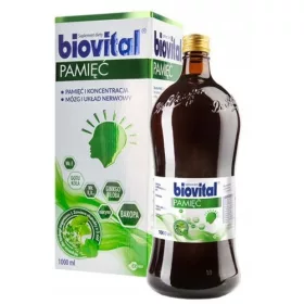   Biovital Memoria Liquido - Integratore di Vitamine B6, E e Lecitina 1000 ml