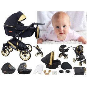    Passeggino Babe boss Uczio 4in1 Nero, verde, argento, grafite,