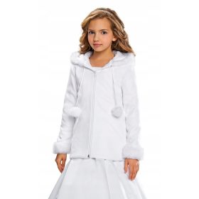  Cappotto prima comunione in pile, taglia 146