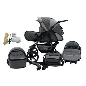  KAMIL len PASSEGGINO PER BAMBINI+SEDIA KAREX 3IN1+OMAGGIO