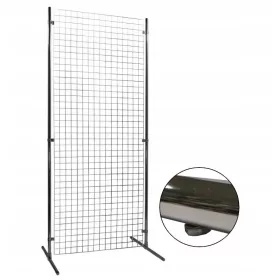 Supporto per griglia con griglia da negozio 200x80 CM