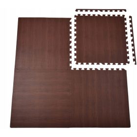  Puzzle in schiuma 62 x 62 x 1 cm, 4 pz. marrone