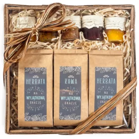  CESTINO REGALO tè caffè SNICKERSS conserve Set REGALO