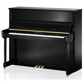  Pianoforte C. Bechstein Elegance 124, nero lucido