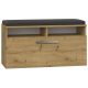  Scarpiera TopEshop con seduta 85 x 46 x 35 cm rovere artigianale