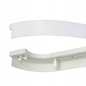    ASTA PER TENDE, copertura, ARC 300 a 2 corse, binario a soffitto in PVC