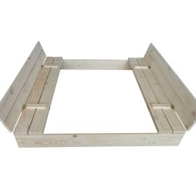 Sabbiera in legno con panca 200x200x20