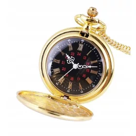  BELLISSIMO OROLOGIO DA TASCA IN ORO LISCIO