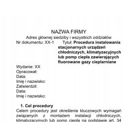  Documenti - procedure f-gas fgas fgas per l'Ufficio di ispezione tecnica