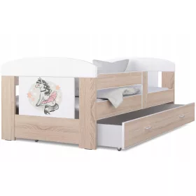  Letto Eurotel Filip 80 x 160 cm, tonalità del marrone