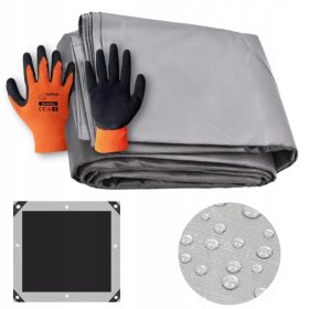   Plandeka Protettiva Extra Spessa Adatta a Interni ed Esterni - 3x4 m, Bicolore