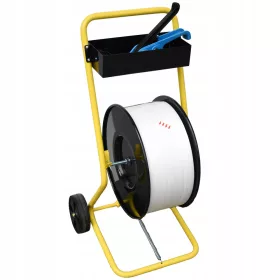   Carrello svolgitore per reggiatrice Supporto per nastro in PP