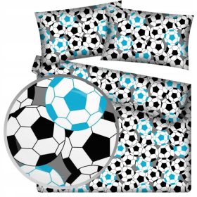    Set biancheria da letto Designpremium 160 x 200 cm tonalità del blu