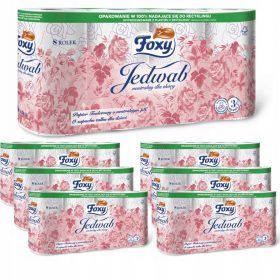   Carta Igienica Foxy Seta Neutro per Pelle Sensibile (8 rotoli) x 7 pacchetti