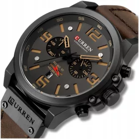    CURREN OROLOGIO DA UOMO CLASSICO ELEGANTE CRONOGRAFO DATARIO 6 COLORI