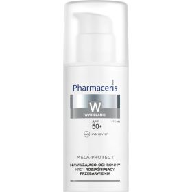   Crema Giorno Protettiva e Idratante per Schiarire le Macchie con SPF 50+ Pharmaceris W - MELA-PROTECT 50 ml