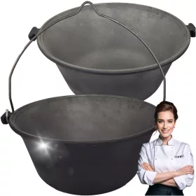    Bollitore in ghisa ungherese, pentola ungherese, arrosti per Campfire Grill 9L