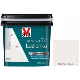    Vernice acrilica per legno, mobili, piastrelle V33 0,75 l Raso di cotone