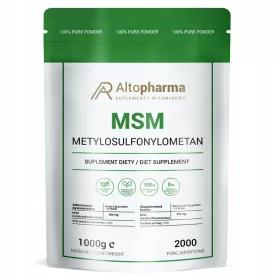   MSM Solfato Organico 500mg AltoPharma® - Suplemento Puro 100% di Solfato per Vegani e Vegetariani, 1kg 