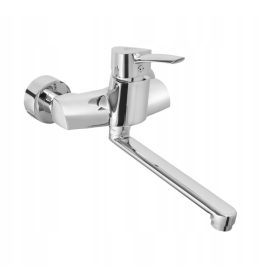  Rubinetto lavabo a parete Diamond Tenerife, cromo