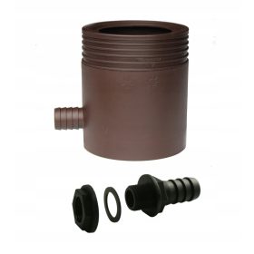 Raccoglitore acqua piovana Marley 80 mm marrone