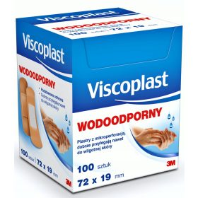 Cerotti Impermeabili ViscoPlast, Set da 100 Pezzi (72x19 mm)
