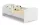  Letto Kobi LUK 88 x 164 cm bianco