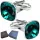  Gemelli in Argento con Zirconi Cubici, Argento 925
