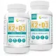 Vitamina K2 MK-7 + D3 2000IU FORTE di Natural VitaminsWish - Integratore Alimentare