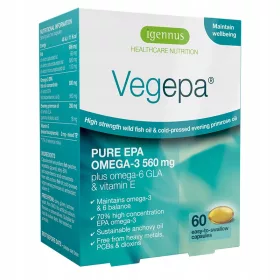   Vegepa: Integratore Omega-3 EPA e GLA da Olio di Enotera Biologico