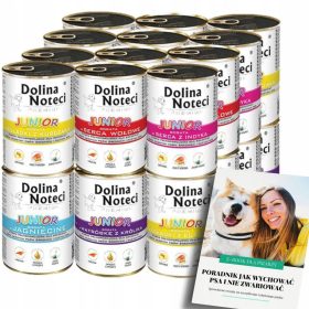    DOLINA NOTECI PREMIUM WET Alimento per Cuccioli Mix 24x400g + EBOOK CANE