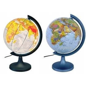  Globus Zachem fisico e politico mercoledì. 25 cm