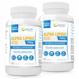   Acido Alfa Lipoico 200mg di Wish Pharmaceutical - Integratore Vegano