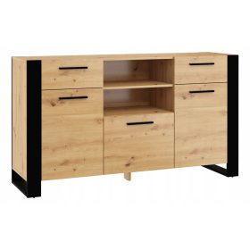    Cassettiera Bim Furniture Nuka 155 x 45 x 87 cm rovere artigianale opaco