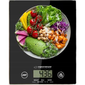  Esperanza EKS002K bilancia da cucina nera 5 kg