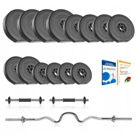 SET SAPPHIRE 47 Bilanciere, barre, pesi