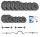  SET SAPPHIRE 47 Bilanciere, barre, pesi