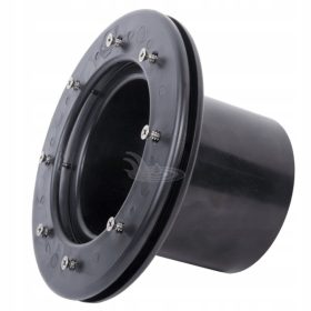    Collegamento stretto del tubo con la lamina in uno stagno da 110 mm