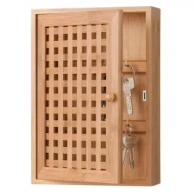  Zeller 13876 armadietto portachiavi in bambù 27x19 cm