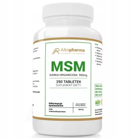   MSM Solfato Organico 500mg per Ossa e Articolazioni - AltoPharma® - 250 Compresse