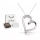  ASTA Argento. collana, pendente CUORE + catena