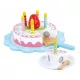  Torta di compleanno con candeline, Edukac alla fragola