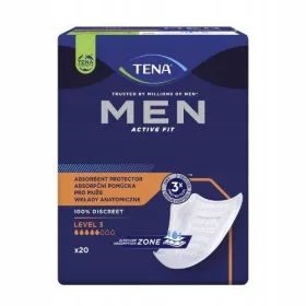  Solette da uomo Tena Men Active Fit Livello 3 20 pz.