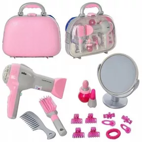  Valigia da parrucchiere Klein Braun con accessori